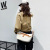 Trendy Women's Bags Retro Contrast Color Shoulder Crossbody Cloth Bag Cosmetic Bag Retro Moon Canvas Saddle Bag