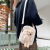 Japanese Style Cartoon Girlish Single Shoulder Lamb Wool Victory Bear Bag Crossbody Small Bag Trendy Women's Bags Cosmetic Bag