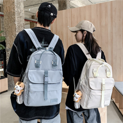 2022 New Elegant Backpack Schoolbag Trendy Women's Bags Quality Men's Bag Waterproof Back Anti-Theft Zipper