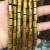 Golden Coral Cylinder 5-7x11mm Gold Silk Willow Semi-Finished Chain DIY Bracelet Necklace Accessories