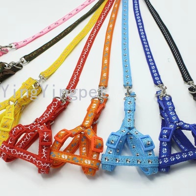 Pet Patch Hand Holding Rope，Patch Chest and Back Pet Hand Holding Rope Dog leash Teddy Golden Retriever
