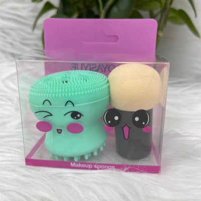 Silicone Face Brush Amazon Facial Cleaning Tools Creative Small Octopus Silicone Face Brush Foreign Trade Cosmetic Egg