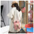 Japanese Style Cartoon Girlish Single Shoulder Lamb Wool Victory Bear Bag Crossbody Small Bag Trendy Women's Bags Cosmetic Bag