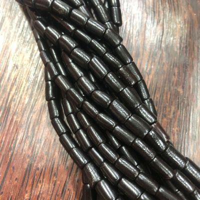 Black Coral Cylindrical Semi-Finished Chain Accessories DIY Bracelet Necklace Accessories