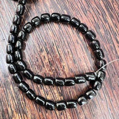 Black Coral Barrel Beads 6x7mm Semi-Finished Chain Accessories DIY Bracelet Necklace Accessories