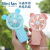 2022 New Factory Direct Sales Handheld Folding Desktop Fan Belt Mirror USB Charging Multifunctional Little Fan