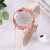 New Internet Celebrity Gypsophila Watch Women's Fashion Sun Pattern Roman Scale Quartz Wrist Watch Women's Reloj