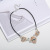 New Arrival Gun Black + Silver Women's Tong Ling 2021 European and American Geometric Necklace Alloy Oval Temperament
