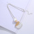 2021 Fashion Necklace European and American Popular Necklace Geometric Irregular Short Pendant Women's Sweater Chain