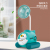 2022 New Factory Direct Sales Kitten Submarine Colorful Night Lamp Fan USB Rechargeable Small Fan