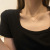 Dongdaemun Fashion Double Layer Starfish Necklace Ins Style Sweet Temperament Titanium Steel Clavicle Chain Female Online Influencer Personal Accessories