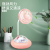 2022 New Factory Direct Sales UFO Adorable Rabbit Colorful Night Lamp Fan USB Rechargeable Small Fan
