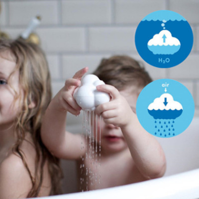 Best-Seller on Douyin Baby Bath Toys Rain Clouds Bath Toys Children's Early Education Rain Clouds Shower