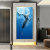 Blue Ocean Whale Large Size Home Hallway Corridor Hallway Canvas Decorative Painting HD Animal Oil Painting Decoration