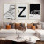 Modern Abstract 3 Panel Combination Living Room Animal Canvas Decoration Painting Wholesale Custom Hotel Room Wall Painting