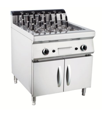 Twelve Sieve Gas Pasta Cooker with Cabinet Oden Cooking Machine Dumplings Separation Boiler Donut Fryer Spaghetti Furnace