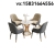 Sales Office Department Signing Form Negotiation Area Table and Chair Modern Light Luxury Negotiation Reception Small round Table One Table and Four Chairs Combination Light Luxury