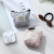 Korean Style Fabric Coin Purse Short Canvas Mini Small Square Bag with Zip Earphone Bag Student Coin Bag Key Case