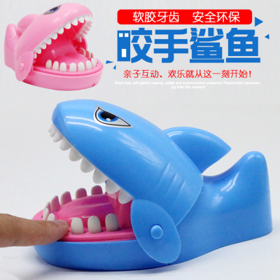Large Desktop Game Trick Shark Bite Finger Big Shark Toy Novelty Toy