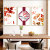 New Chinese Red Lantern Folk Pattern Home Restaurant Canvas Triptych Decorative Wall Painting Art Painting