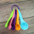 Wholesale 5-Piece Color Measuring Spoon Set with Scale Measuring Spoon Caddy Spoon Baking Tool