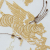 Lace Fabric Wholesale Factory 100% Polyester Embroidery Fabric Gold Beast Mesh Lace Fabric