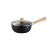 Japanese-Style Medical Stone Yukihira Pan Stainless Steel Thickened Baby Food Pot Single Handle Non-Stick Frying Wooden Handle Milk Pot Manufacturer
