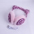 New Leopard Print Fashion Cat Ear Winter Plush Warm Headphones Headset Incense Inserted MobilePhone Headset Holiday Gift.