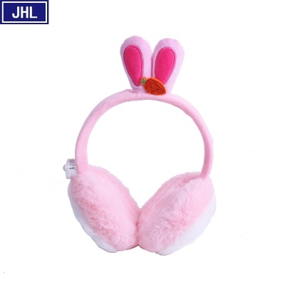 Cute Rabbit Plush Shape Headset Led Luminous Cartoon Cartoon Shape Headset Cross-Border Gift.