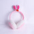 Cute Rabbit Plush Shape Headset Led Luminous Cartoon Cartoon Shape Headset Cross-Border Gift.