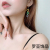 Korean Style Love Heart Earrings Sweet Colorful Long Earrings Hollow out Girl Ear Hook Temperament Rainbow Ear Clip