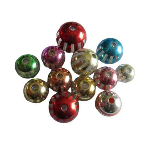 acrylic color uv plating watermelon striped beads christmas lights jewelry accessories wedding accessories diy jewelry lamp beads