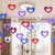 Balloon Ribbon Ribbon Sequined Rain Silk Pendant Wedding Room Decoration Wedding Birthday Party Ribbon Strip Romantic Heart