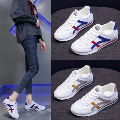 Women's Casual Shoes 2022 Spring New Breathable Leather Women's Shoes Fashion Korean Sports Shoes Cross-Border Cortez Women