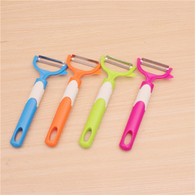 Y-Shaped Plane 1 Yuan Peeler Color Paring Knife Household Daily Peeler Two Yuan Store Department Store F037-2