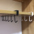 Kitchen Innovative Iron Storage Rack Multifunctional Wardrobe Row Hook Organizing Rack Cabinet Kitchenware Seamless Nail-Free Hook