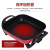 RED DOUBLE HAPPINESS Multi-Functional Electric Hot Pot Household Electric Heat Pan Electric Frying Pan Multi-Functional Cooking Pot Square Pot Wholesale Spot