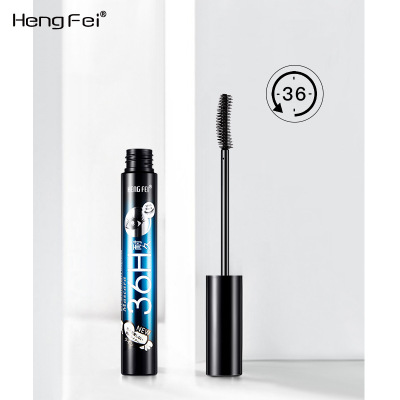 Hengfei Cross-Border New Arrival 36H Hengfei Beauty Classic Style Mascara 4D Three-Dimensional Curling Waterproof Mascara