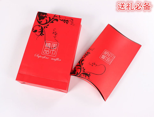 Factory Spot Scarf Gift Box Set Red Scarf Scarf Handbag Exquisite Gift Box Clothing Box Wholesale
