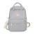 Backpack Female 2022 Japanese Middle School Students College Students Bag Female Solid Color Simple Laptop Backpack Tide