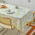 Spring and Summer New Table Cloth Fresh Printed Edging Tablecloth Fabric Simple Afternoon Tea round Table Cover Towel Square Table Cloth