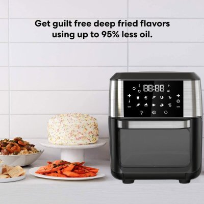 Cross-Border Air Fryer Three-Generation Household Intelligent Large Capacity Chips Machine Deep Frying Pan Electric Oven Manufacturer One Piece Dropshipping