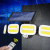 Solar 200led Split Wall Lamp 240cob Four-Side Remote Control Rotatable Human Body Induction Wall Lamp