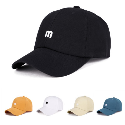 Hat For Women Autumn And Winter New Korean Style Baseball Cap Embroidery Outdoor Alphabet Peaked Cap Men 'S Sun-Shade Sun Protection Hat Wholesale