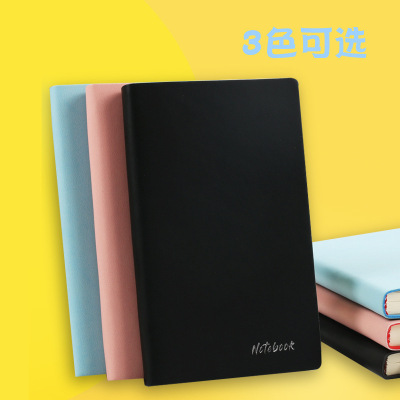 A6 Notepad Portable Pocket Small Notebook Mini Cute Girly Simplicity Exquisite Fashion Student Leather Covered Notebook