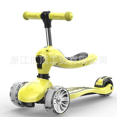 2021 New Baby 1-2-3-6 Years Old Can Sit and Ride Two-in-One Balance Car Mute Scooter Kids Balance Bike