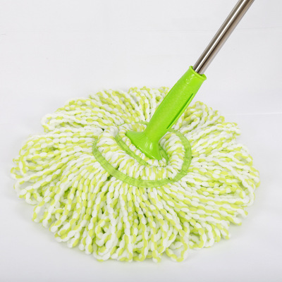 Bikarso New Retractable Hand Wash-Free Quick-Drying Wringing Mop Stainless Steel Household Lazy Mop