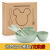 Wenzhou 592 Wheat Straw Children's Tableware Set Baby Cartoon Bowl Tableware Set