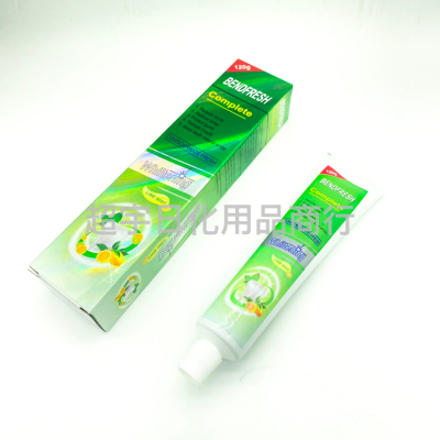 Bendfresh Toothpaste Bright White Teeth Lemon Refreshing Oral Super Cool Taste Lemon Mint Flavor Toothpaste 120G