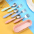 304 Stainless Steel Children's Tableware Portable Set Baby Food Supplement Feeding Spoon Fork 2-Piece Set Kindergarten Gift